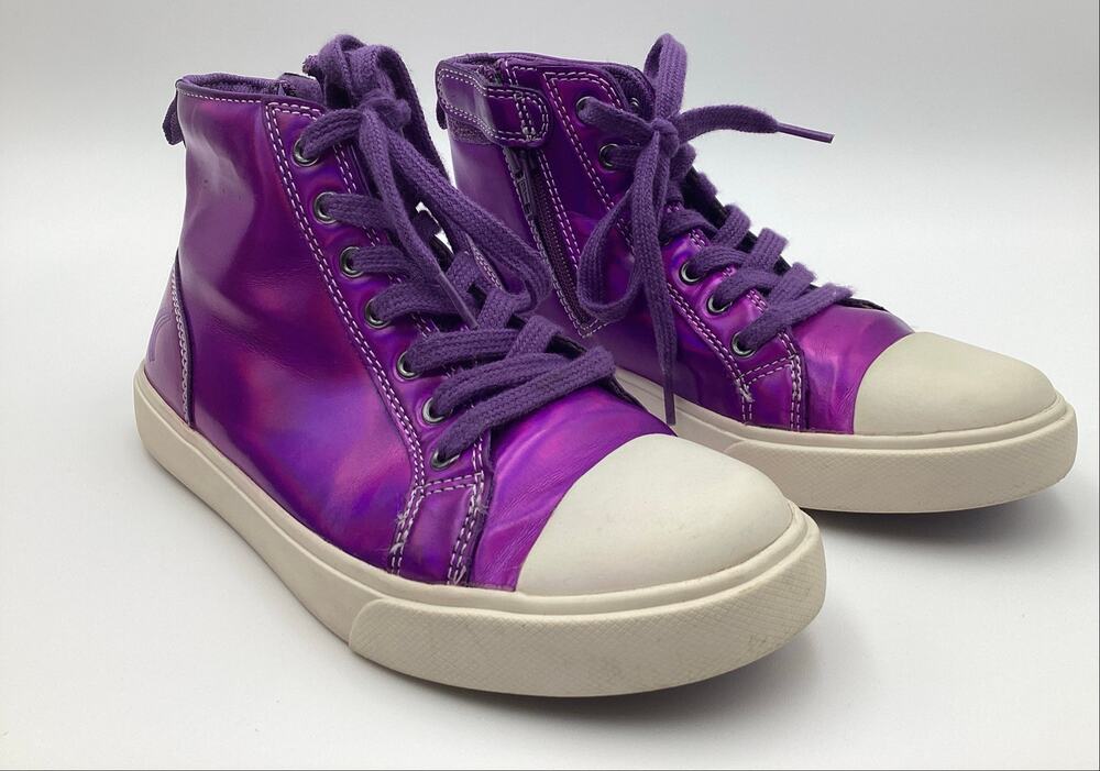 Clarks Kids "City Myth" style high-top sneakers